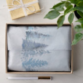 Chic Winter Waterverf Deer in Forest Tissuepapier (Geschenk)