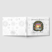 Chic Winter Wonderland Noël Livre d'or de mariage (Complet)