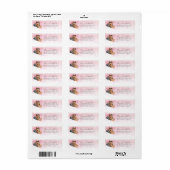 Chic Yorkie Return Address Label (Full Sheet)