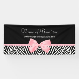 Chic Zebra Print Light Roze lint 6 ft Spandoek