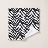 Chic Zebra Stripes Bad Handdoek (Wasdoekje)