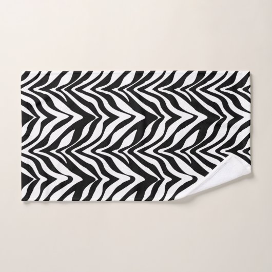 Chic Zebra Stripes Bad Handdoek (Handdoek)