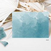 Chic Zee Glass Waterverf Wedding Monogram RSVP