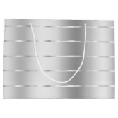 Chic Zilveren Lint Bruidsdouche Groot Cadeauzakje (Achterkant)