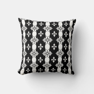 Chic Zwart en Wit Kussen