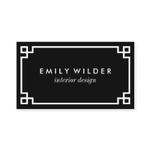 Chic zwart-wit Griekse sleutel