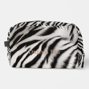 Chic Zwart Wit Zebra Animal Print Toilettasje