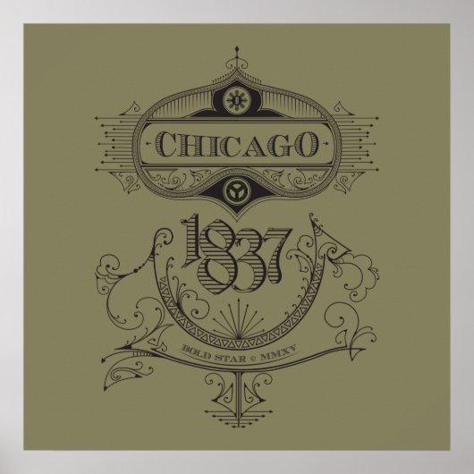 Chicago 1837 poster (Voorkant)