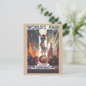 Chicago 1933 World's Fair Briefkaart (Staand voorkant)