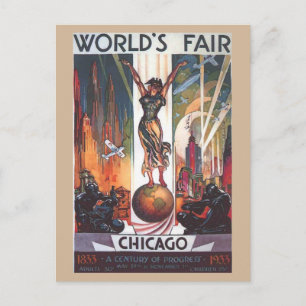Chicago 1933 World's Fair Briefkaart