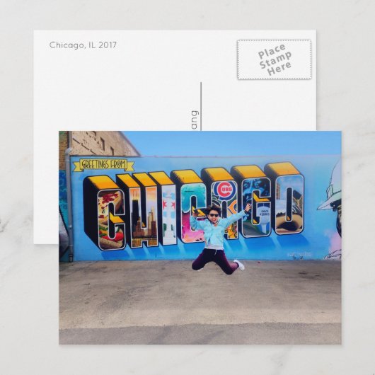 Chicago 2017 briefkaart (Voorkant / Achterkant)