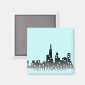 CHICAGO 4 MAGNEET (Voorkant / Achterkant)