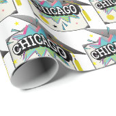 Chicago afgestudeerde cadeaupapier (Rol Hoek)