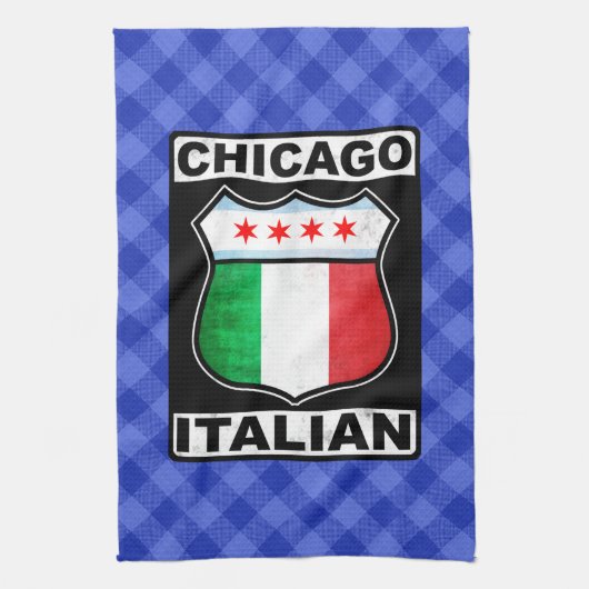 Chicago American American Theedoek (Verticaal)