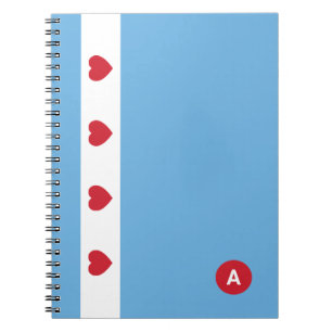 Chicago Amour Cahier à spirale Monogramme