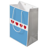 Chicago Amour | Sac Cadeau | Moyen (Devant Angle)