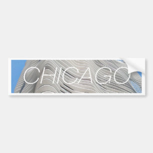 Chicago Aqua Toren Bumpersticker