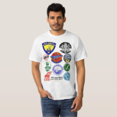 Chicago Area Ice & Roller Rinks. T-shirt (Voorkant volledig)