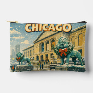 Chicago Art Institute in winterposter Etui