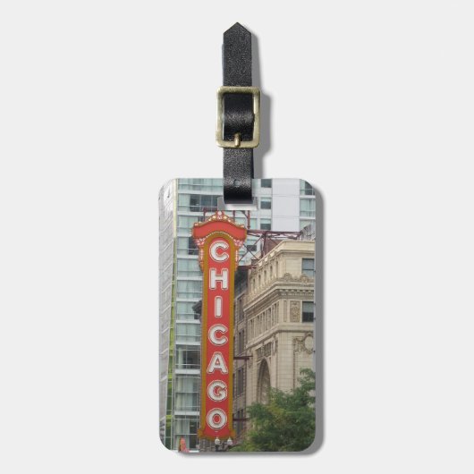 Chicago Bagagelabel (Voorkant verticaal)