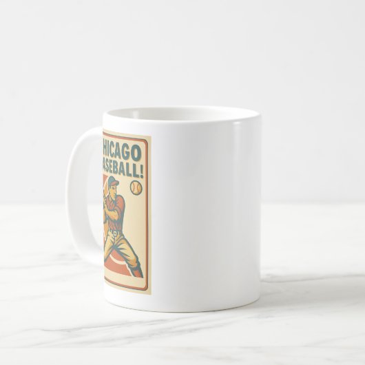 Chicago Baseball ! Café Mug (Devant gauche)