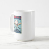 Chicago Baseball Theme Café Mug (Devant gauche)