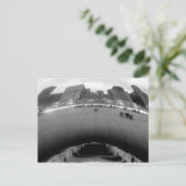 Chicago Bean Briefkaart (Staand voorkant)