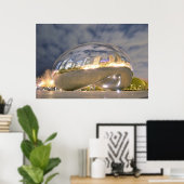 Chicago Bean Reflections Poster (Thuiskantoor)