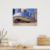Chicago Bean Sculpture Poster (Keuken)