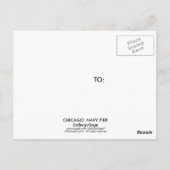 Chicago:  Bij Navy Pier Briefkaart (Achterkant)