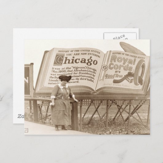 Chicago Billboard Briefkaart (Voorkant / Achterkant)