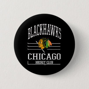 Chicago Blackhawks Hockey Club Rood Officieel Geli Ronde Button 5,7 Cm
