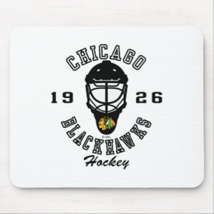 Chicago Blackhawks Hockey Mask Rood Nhl Officieel Muismat