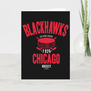 Chicago Blackhawks Hockey Puck Zwart Officieel Gel Kaart