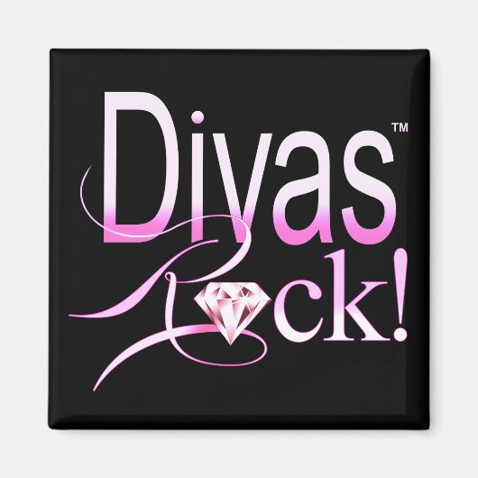 CHICAGO BLING - "Divas Rock!" Magneet (Voorkant)