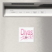 CHICAGO BLING - "Divas Rock!" Magneet (Insitu (Vaatwasser))