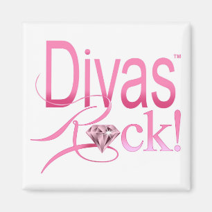 CHICAGO BLING - "Divas Rock!" Magneet