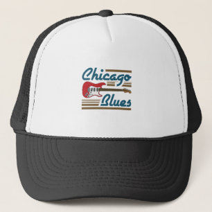 Chicago Blues Musician Guitar Trucker Pet