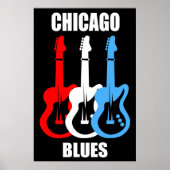 Chicago Blues Poster (Voorkant)