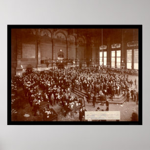 Chicago Board of Trade Foto 1900 Poster