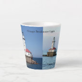 Chicago Breakwater Light mug en latte de 12 oz (Devant)
