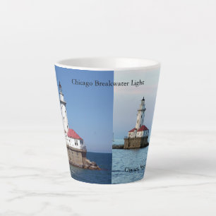Chicago Breakwater Light mug en latte de 12 oz