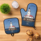 Chicago Breakwater Light Ovenwant & Pannenlap Set (Top down)