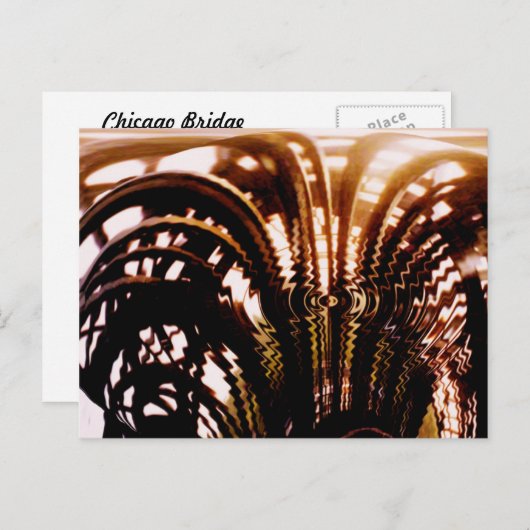 Chicago Bridge Briefkaart (Voorkant / Achterkant)