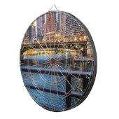 Chicago Bridges & Lichten Dartbord (Voorkant Rechts)