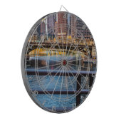 Chicago Bridges & Lichten Dartbord (Voorkant Links)