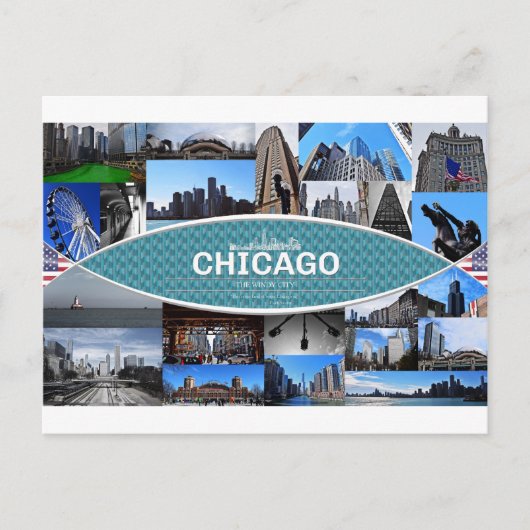 Chicago Briefkaart (Voorkant)