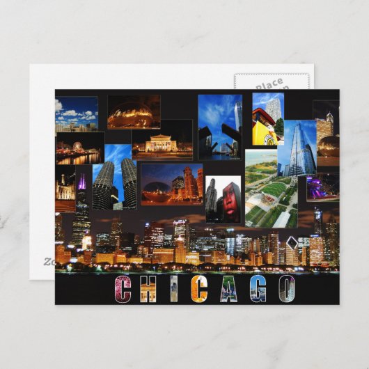 CHICAGO BRIEFKAART (Voorkant / Achterkant)