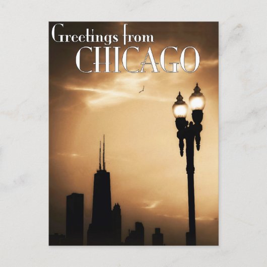 Chicago Briefkaart (Voorkant)