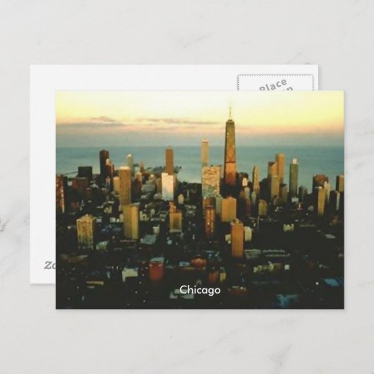 Chicago Briefkaart (Voorkant / Achterkant)